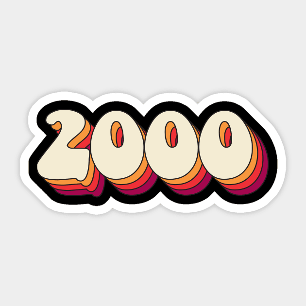 2000 Sticker by Jennifer